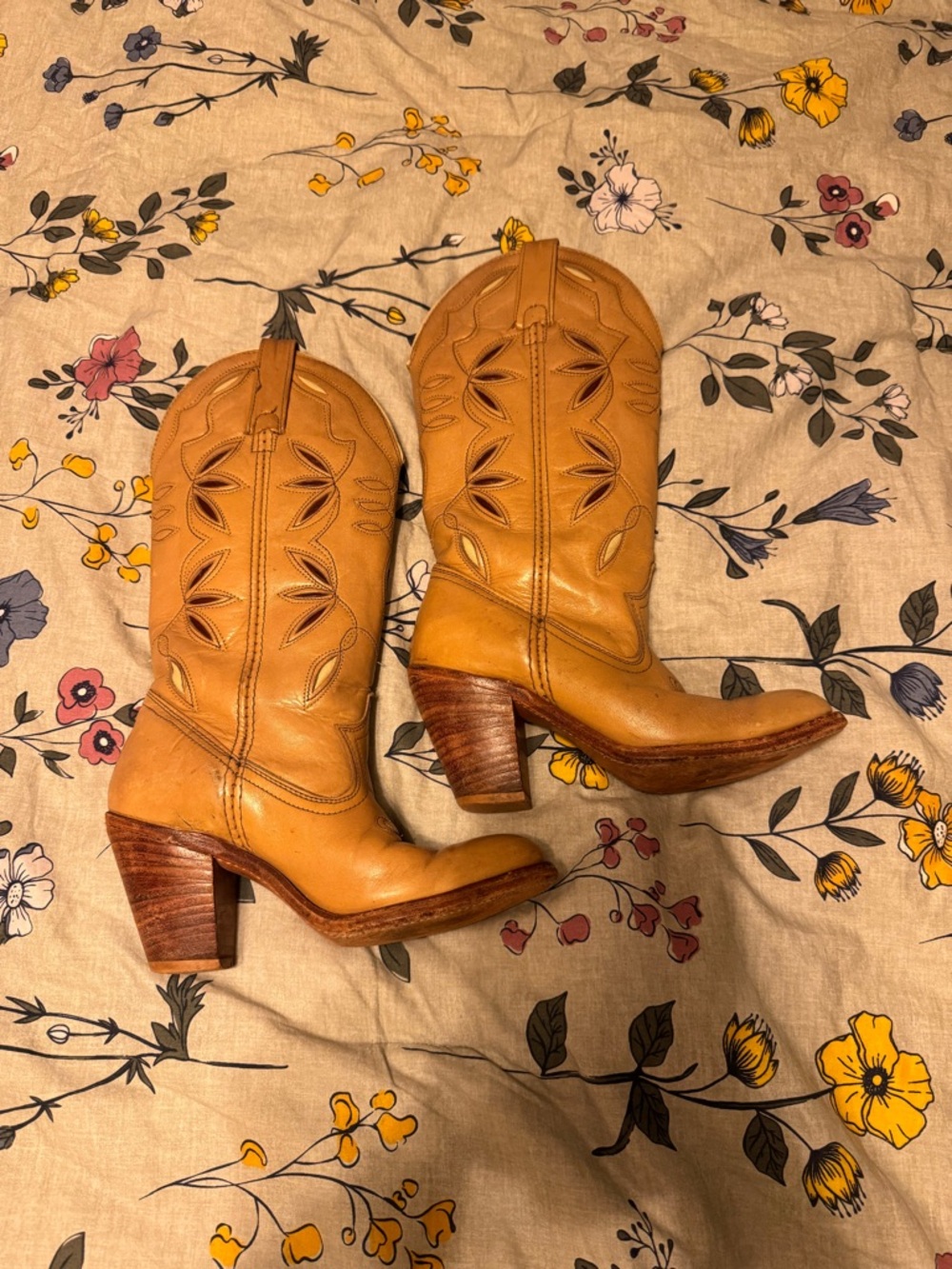 Vintage dingo Leather Western Cowgirl Boots